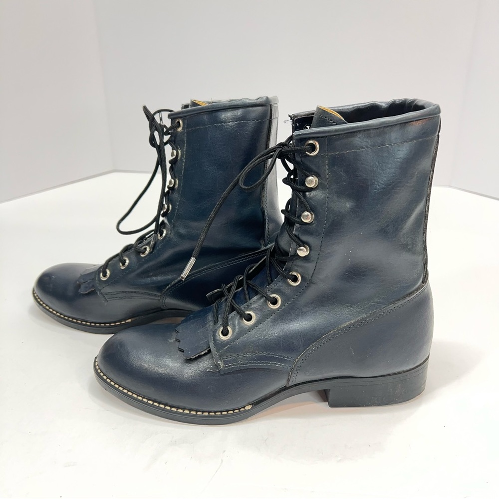 Bronco Heeled Boots Womens Size 5.5 Made in the USA